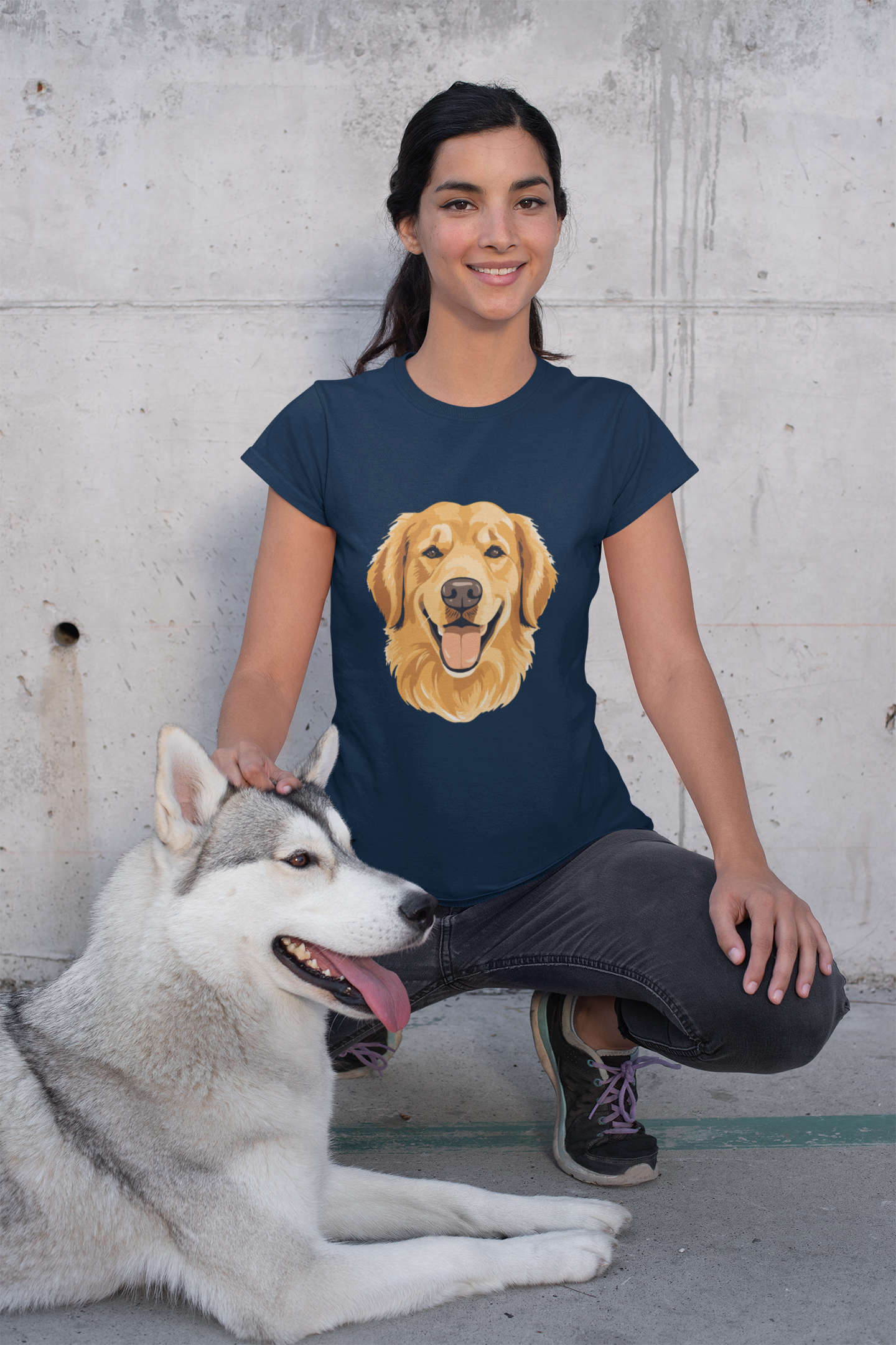 Golden at Heart – Golden Retriever T-Shirt