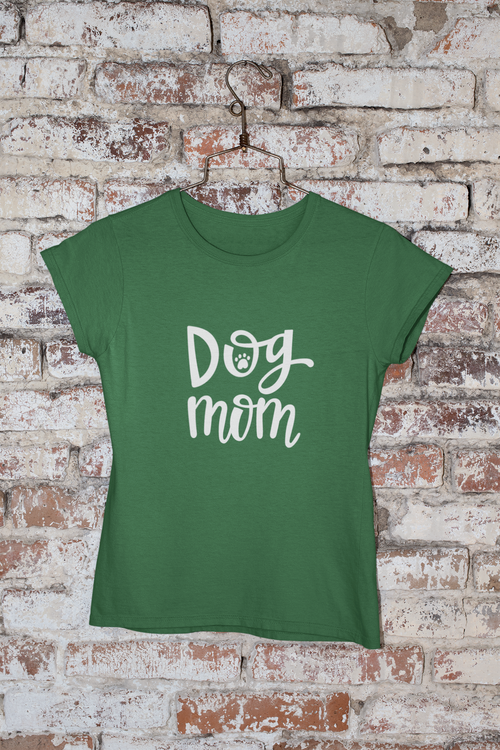 Dog Mom – Classic Script Dog Mom T-Shirt