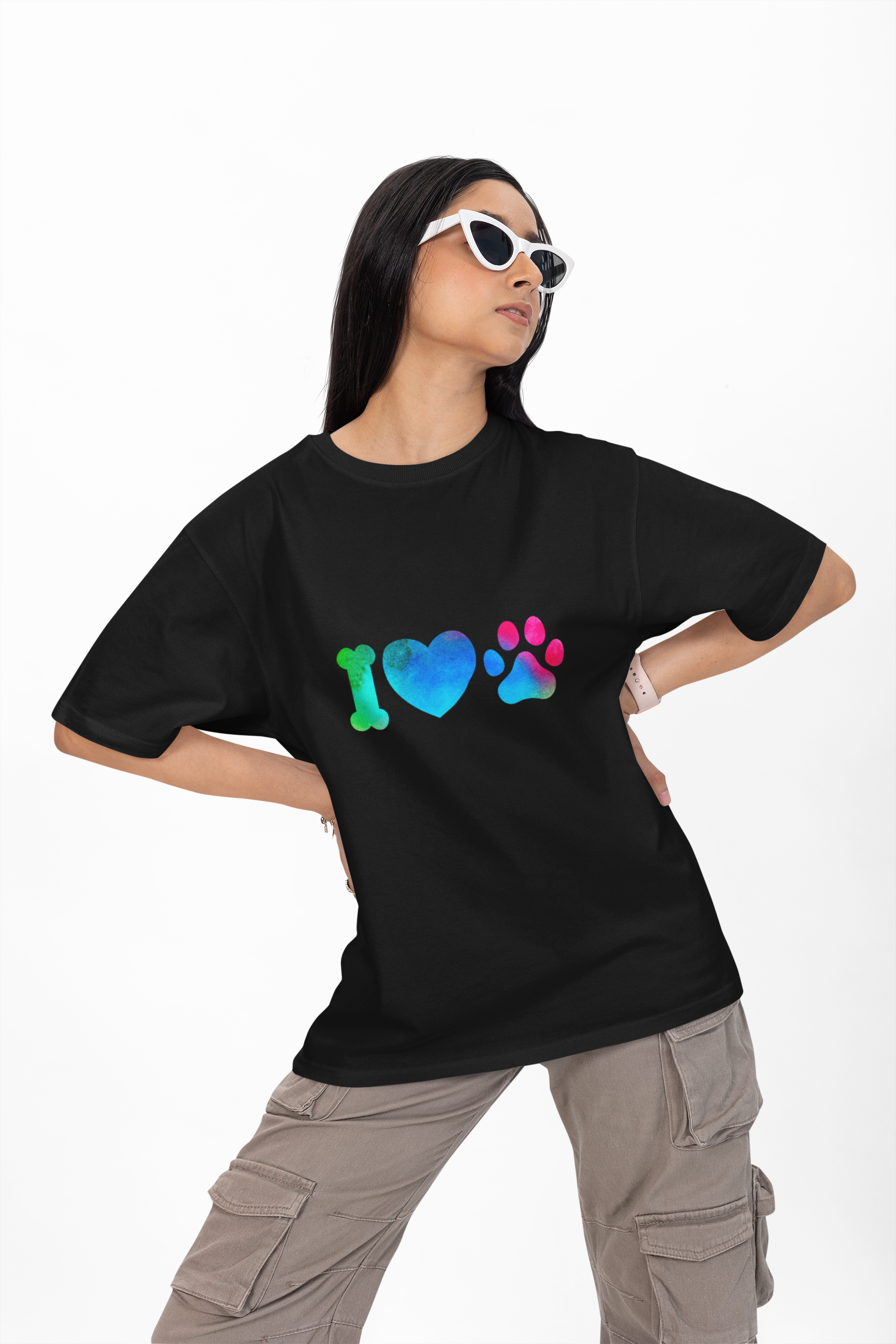 I Love Paws – Dog Lover T-Shirt
