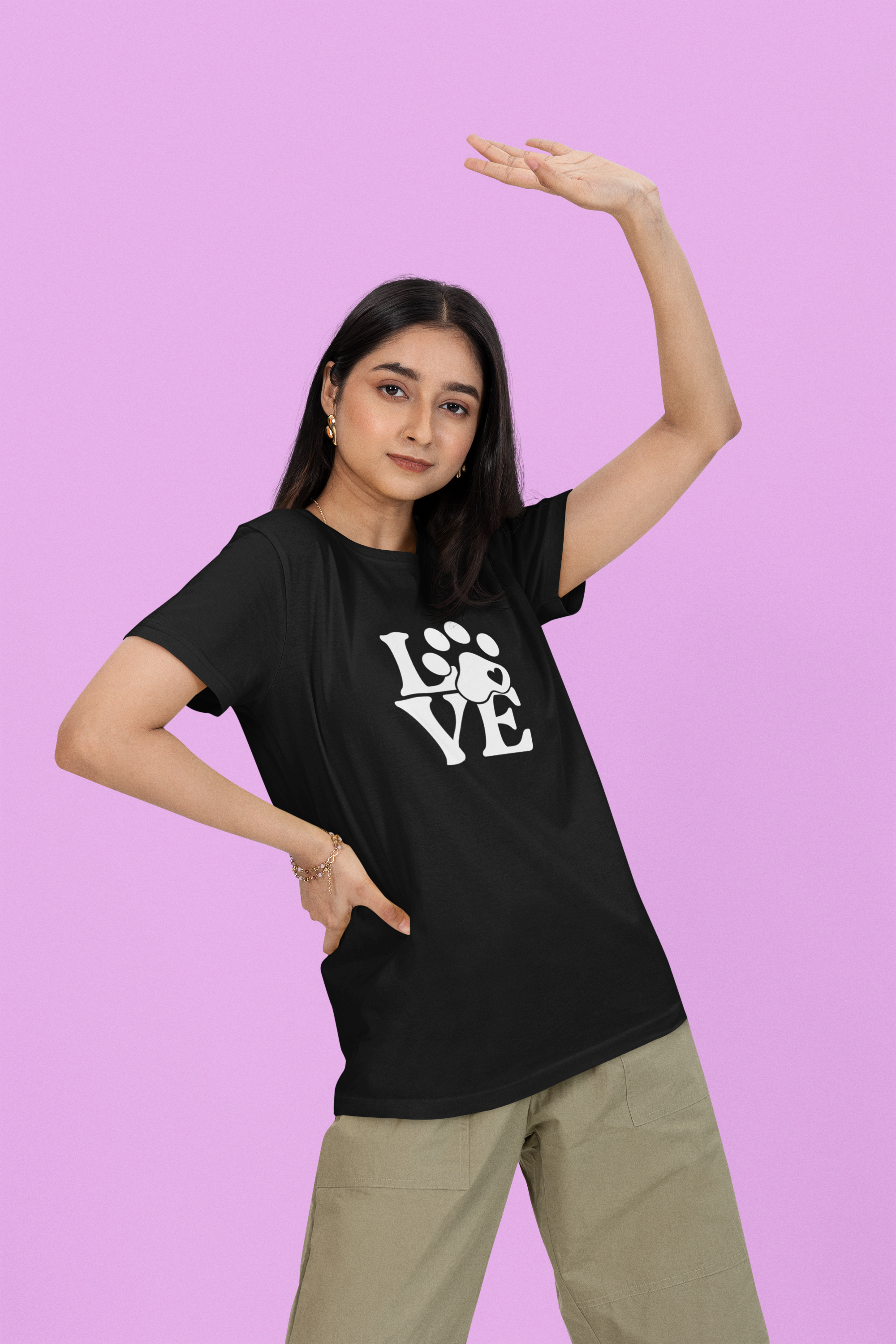 Love Has Paws – Dog Lover T-Shirt