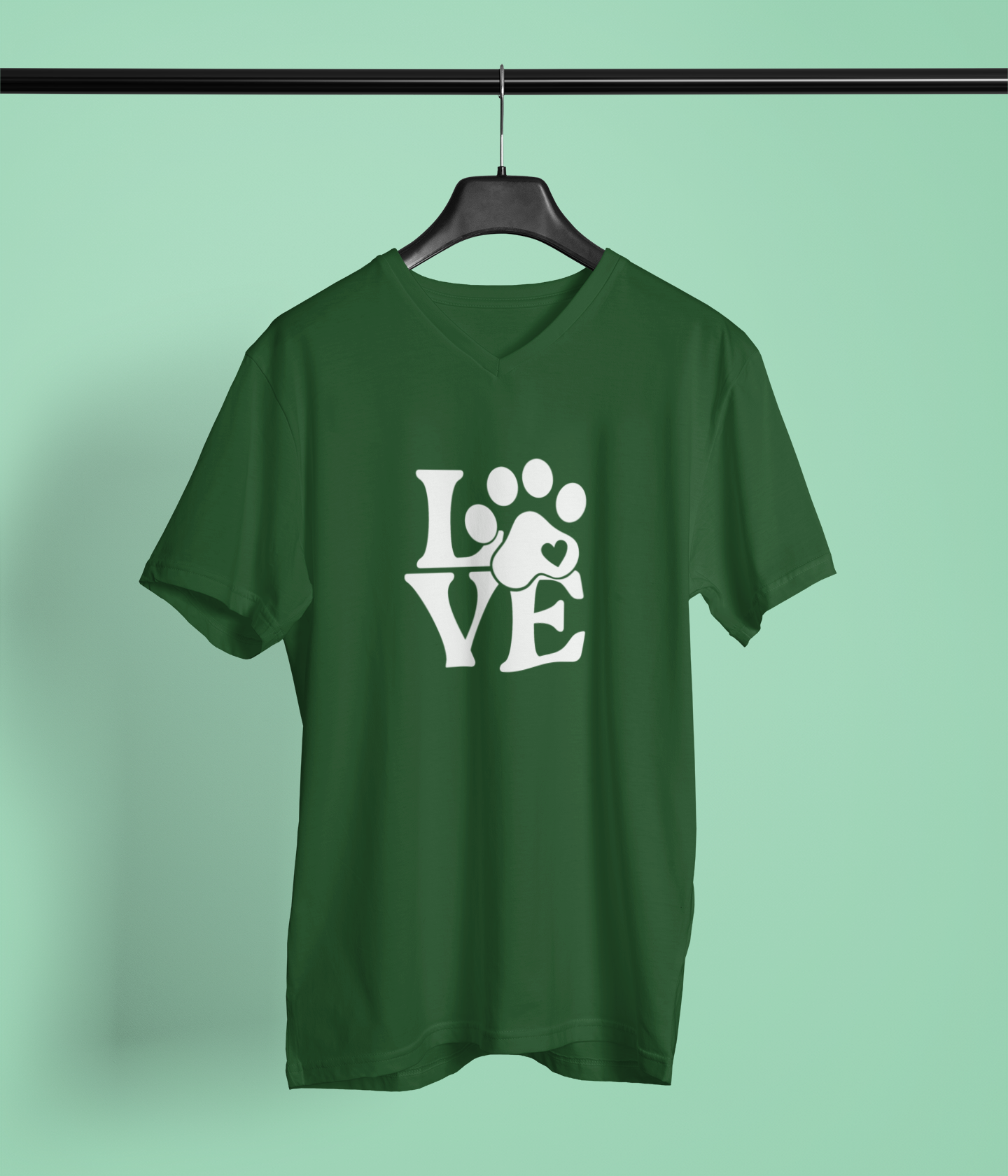 Love Has Paws – Dog Lover T-Shirt