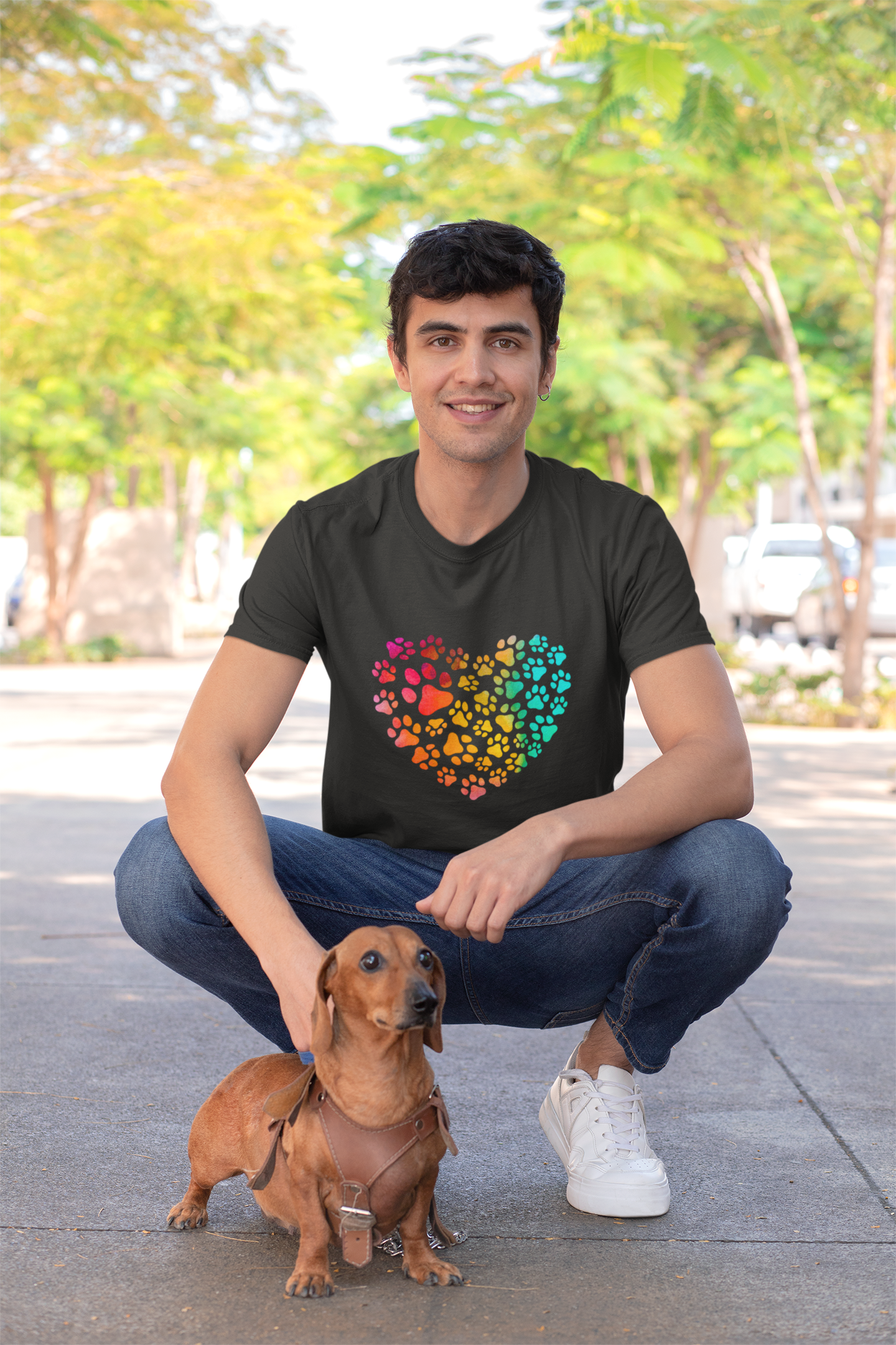 Love in Every Paw – Dog Lover T-Shirt