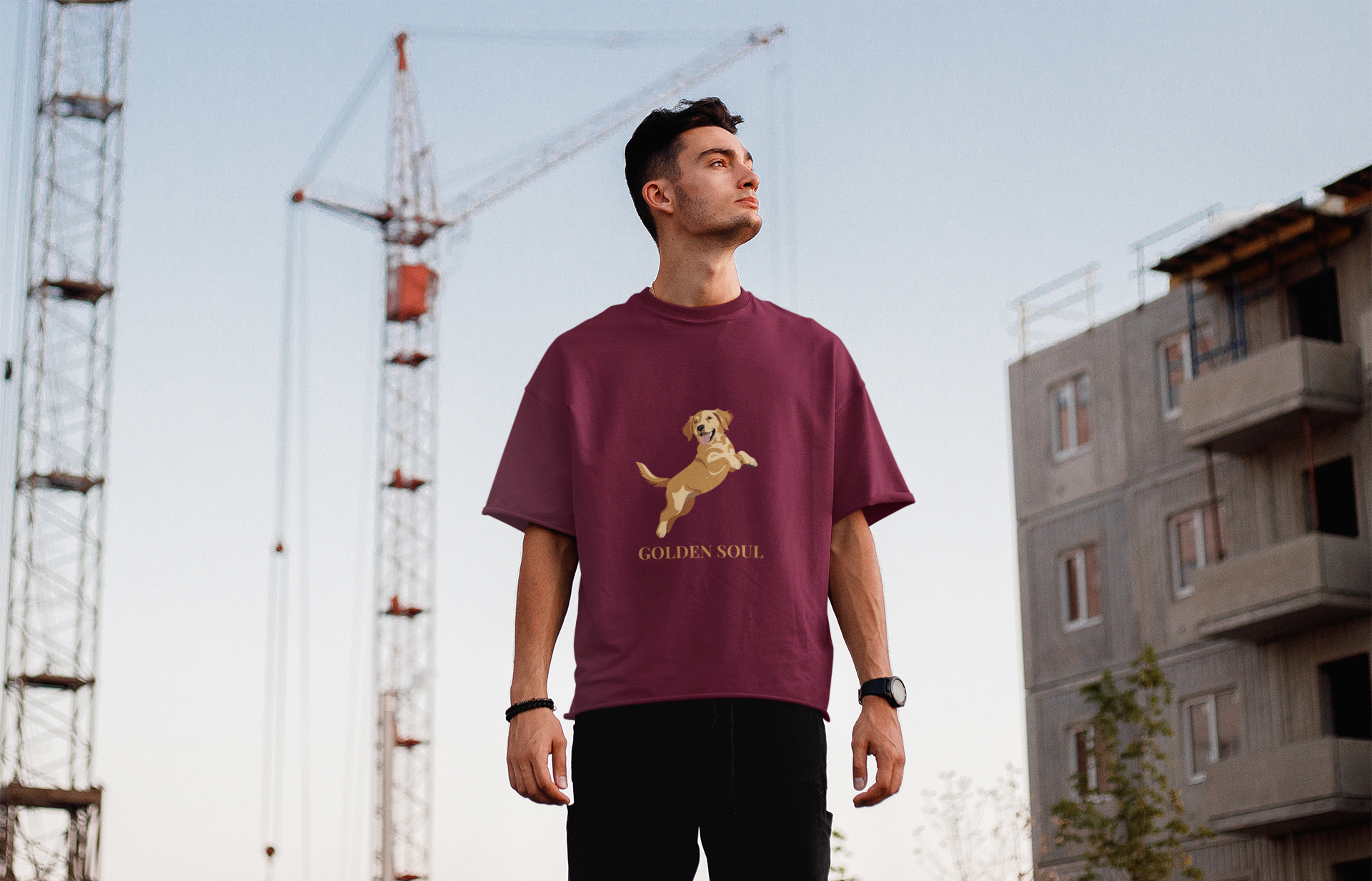 Golden Soul – Playful Golden Retriever T-Shirt