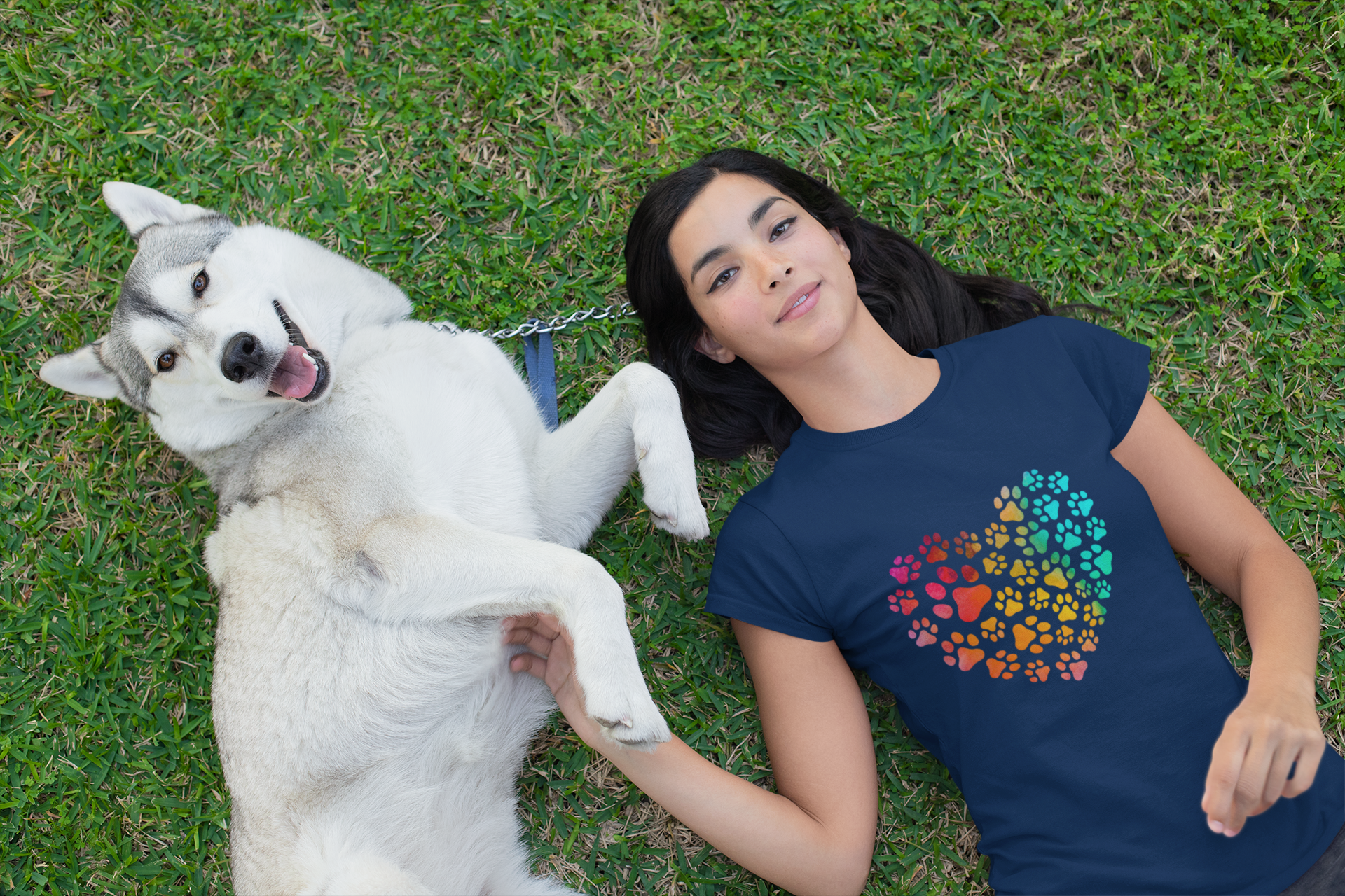 Love in Every Paw – Dog Lover T-Shirt